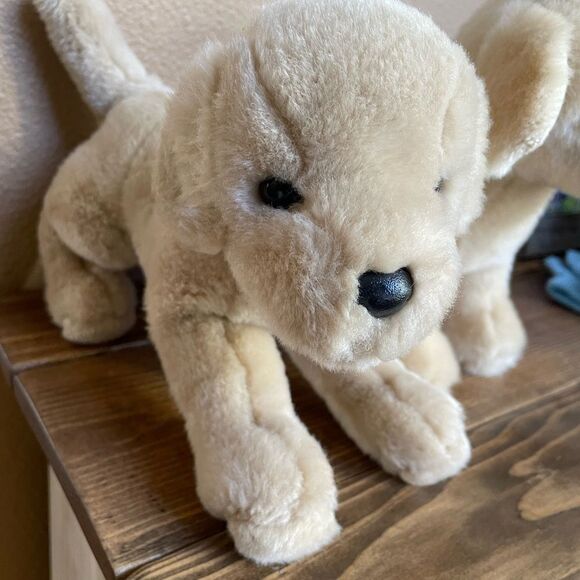 Douglas Spankie The Yellow lab Olush Dogs set of 2! - Picture 6 of 14